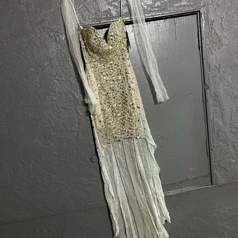 Elegant Sequin Evening Gown